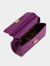 Dolce & Gabbana Violet Medium Sicily Calfskin Bag