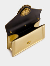 Dolce & Gabbana Devotion Gold Leather Mini Handbag