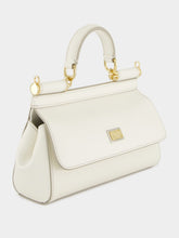 Dolce & Gabbana Small Sicily White Calfskin Bag