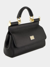 Dolce & Gabbana Small Sicily Black Calfskin Bag