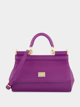 Dolce & Gabbana Violet Small Sicily Calfskin Bag