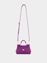 Dolce & Gabbana Violet Small Sicily Calfskin Bag