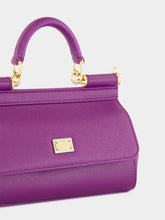 Dolce & Gabbana Violet Small Sicily Calfskin Bag