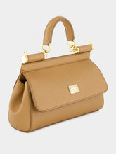 Dolce & Gabbana Caramel Small Sicily Calfskin Bag