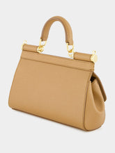 Dolce & Gabbana Caramel Small Sicily Calfskin Bag