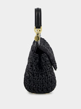 Dolce & Gabbana Black Crochet Sicily Bag