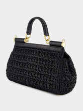 Dolce & Gabbana Black Crochet Sicily Bag