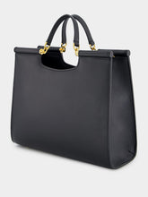 Dolce & Gabbana Black Small Sicily Shopper