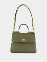 Dolce & Gabbana My Sicily Green Calfskin Handbag