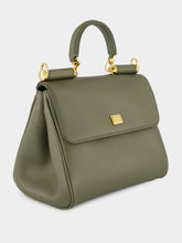 Dolce & Gabbana My Sicily Green Calfskin Handbag