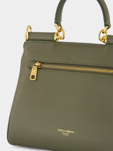 Dolce & Gabbana My Sicily Green Calfskin Handbag