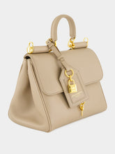 Dolce & Gabbana Beige My Sicily Calfskin Bag