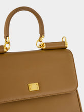 Dolce & Gabbana Brown Small My Sicily Calfskin Handbag