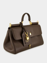 Dolce & Gabbana My Sicily Brown Leather Handbag