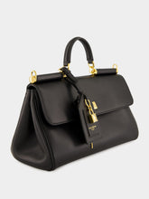 Dolce & Gabbana Black My Sicily Leather Handbag