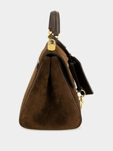 Dolce & Gabbana Ebony Brown Crosta Leather Handbag