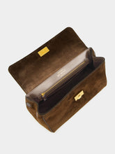 Dolce & Gabbana Ebony Brown Crosta Leather Handbag