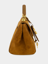 Dolce & Gabbana Camel Medium My Sicily Suede Handbag