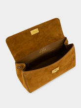 Dolce & Gabbana Camel Medium My Sicily Suede Handbag