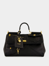 Dolce & Gabbana Black Medium My Sicily Biker Handbag