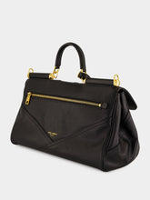 Dolce & Gabbana Black Medium My Sicily Biker Handbag