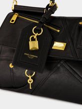 Dolce & Gabbana Black Medium My Sicily Biker Handbag