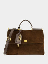 Dolce & Gabbana Brown My Sicily Calfskin Handbag