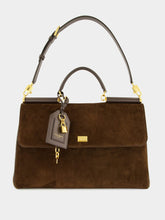 Dolce & Gabbana Brown My Sicily Calfskin Handbag