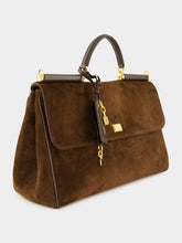 Dolce & Gabbana Brown My Sicily Calfskin Handbag