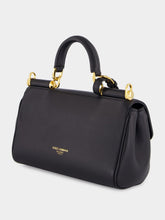 Dolce & Gabbana Black My Sicily Mini Calfskin Handbag