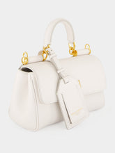 Dolce & Gabbana White Mini My Sicily Calfskin Handbag