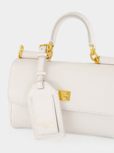 Dolce & Gabbana White Mini My Sicily Calfskin Handbag