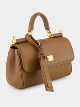 Dolce & Gabbana Brown Mini My Sicily Calfskin Handbag