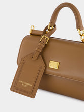 Dolce & Gabbana Brown Mini My Sicily Calfskin Handbag