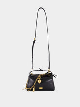 Dolce & Gabbana Vittoria Shoulder Bag with Charms in Black