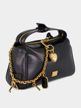 Dolce & Gabbana Vittoria Shoulder Bag with Charms in Black