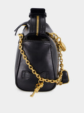 Dolce & Gabbana Vittoria Shoulder Bag with Charms in Black