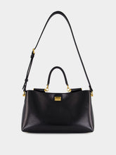 Dolce & Gabbana Vittoria Handbag in Black Calfskin