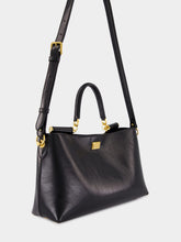 Dolce & Gabbana Vittoria Handbag in Black Calfskin