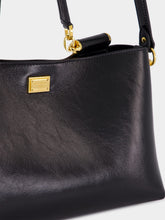Dolce & Gabbana Vittoria Handbag in Black Calfskin