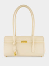 Dolce & Gabbana White Marlene Palmellato Leather Handbag