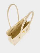 Dolce & Gabbana White Marlene Palmellato Leather Handbag