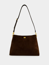 Dolce & Gabbana Brown Vittoria Suede Shoulder Bag