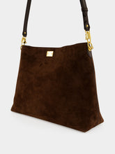 Dolce & Gabbana Brown Vittoria Suede Shoulder Bag