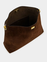 Dolce & Gabbana Brown Vittoria Suede Shoulder Bag
