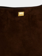 Dolce & Gabbana Brown Vittoria Suede Shoulder Bag