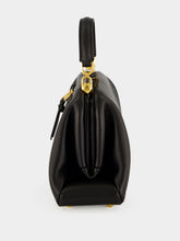 Dolce & Gabbana Black Leather Top-Handle Handbag