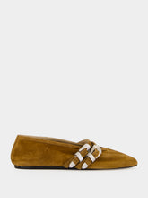 Le Monde Beryl Mokka Suede Claudia Ballet Slippers