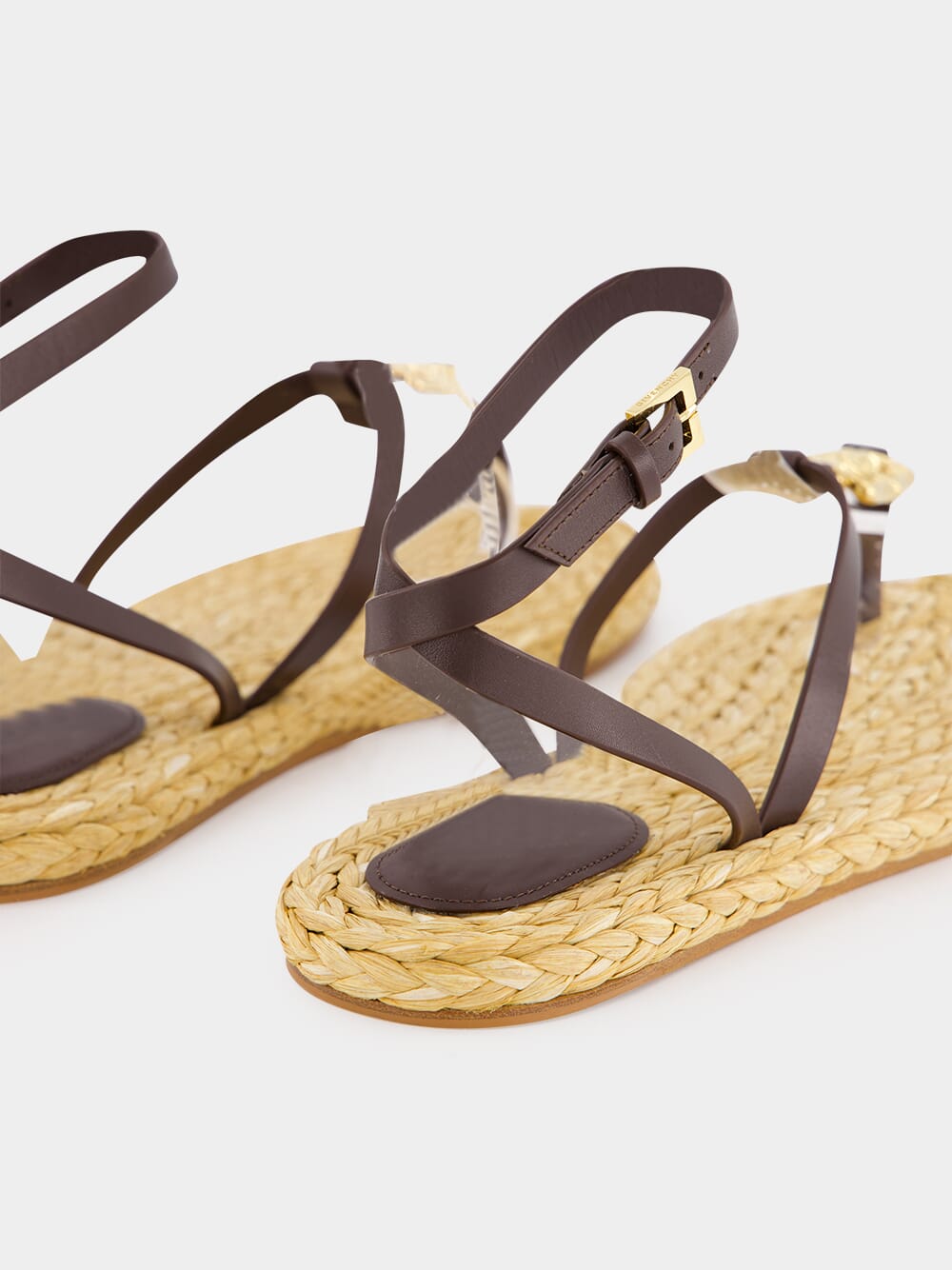 4G Liquid Raffia Sandals