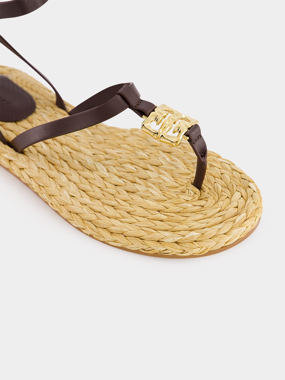 4G Liquid Raffia Sandals